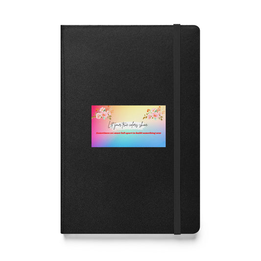 Hardcover bound notebook