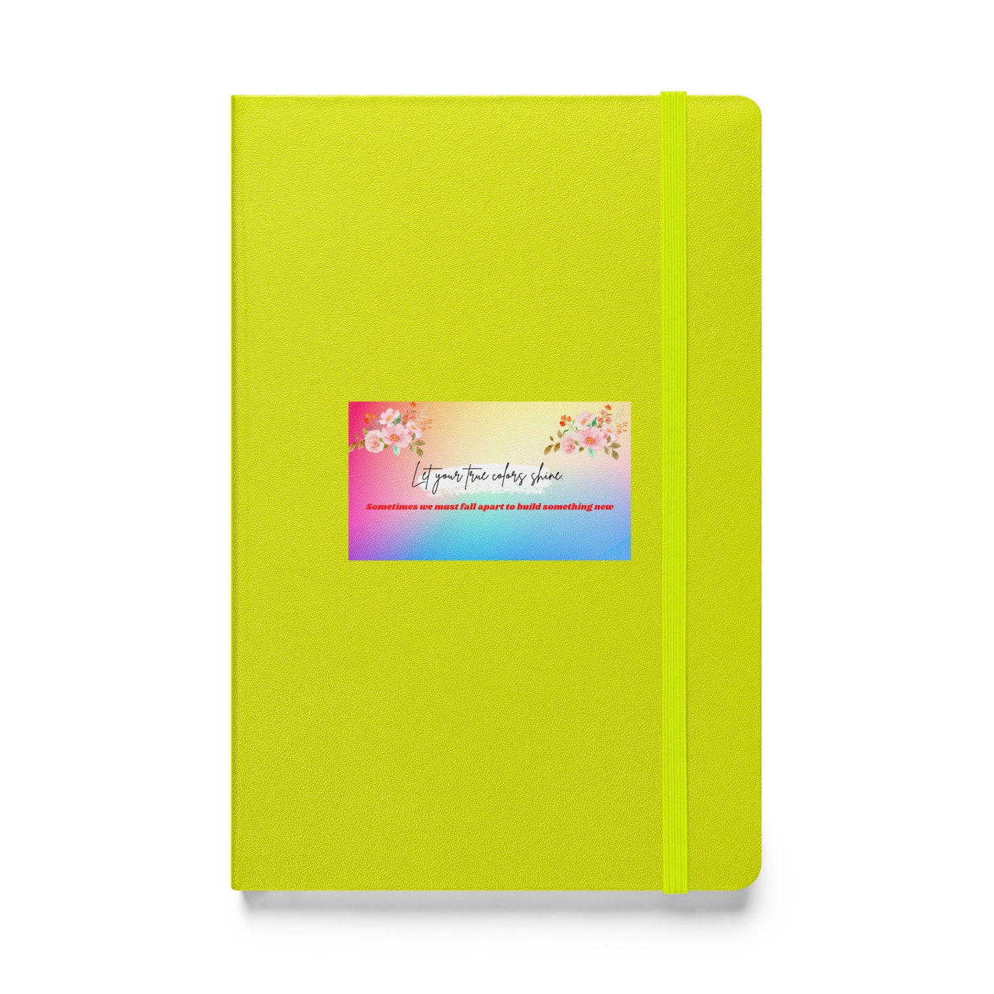 Hardcover bound notebook