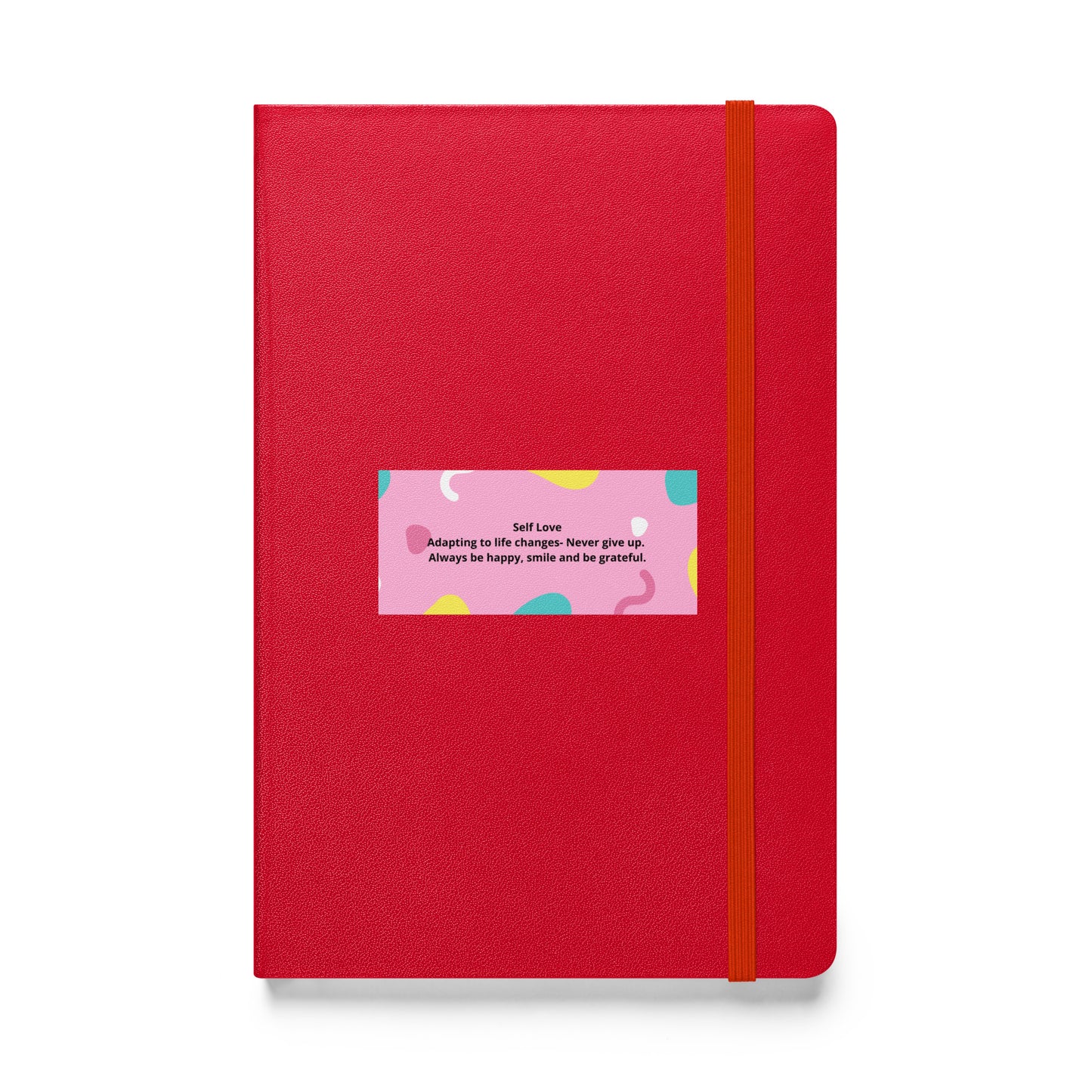 Hardcover bound notebook